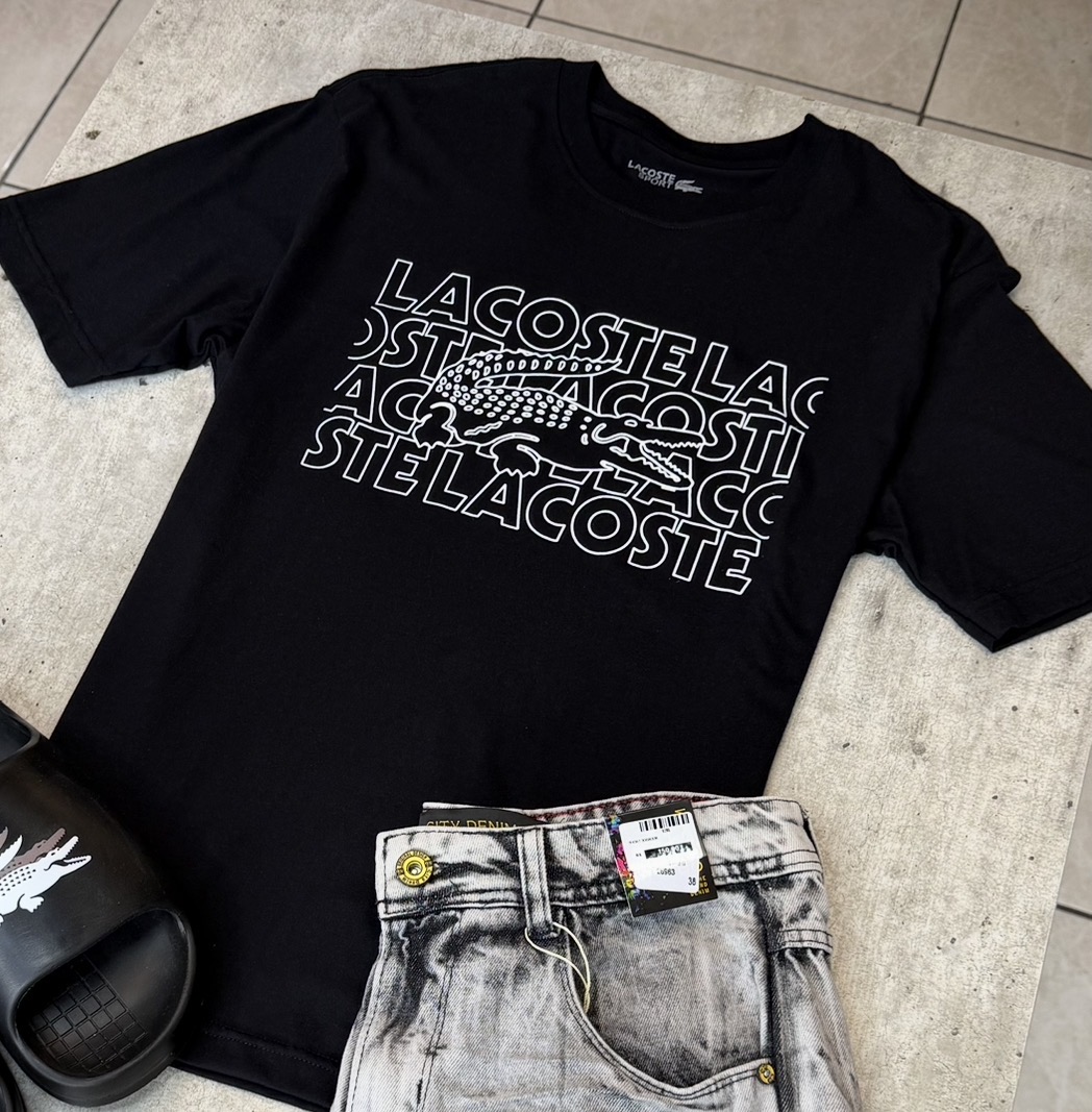 Camiseta preta da coleção Rayconne